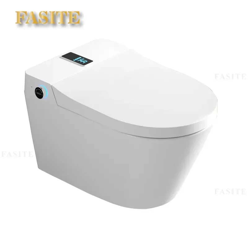 Wall Mounted Smart Toilet with Hidden Water Tank In Wall Embedded Hanging Toilet for Small Apartment