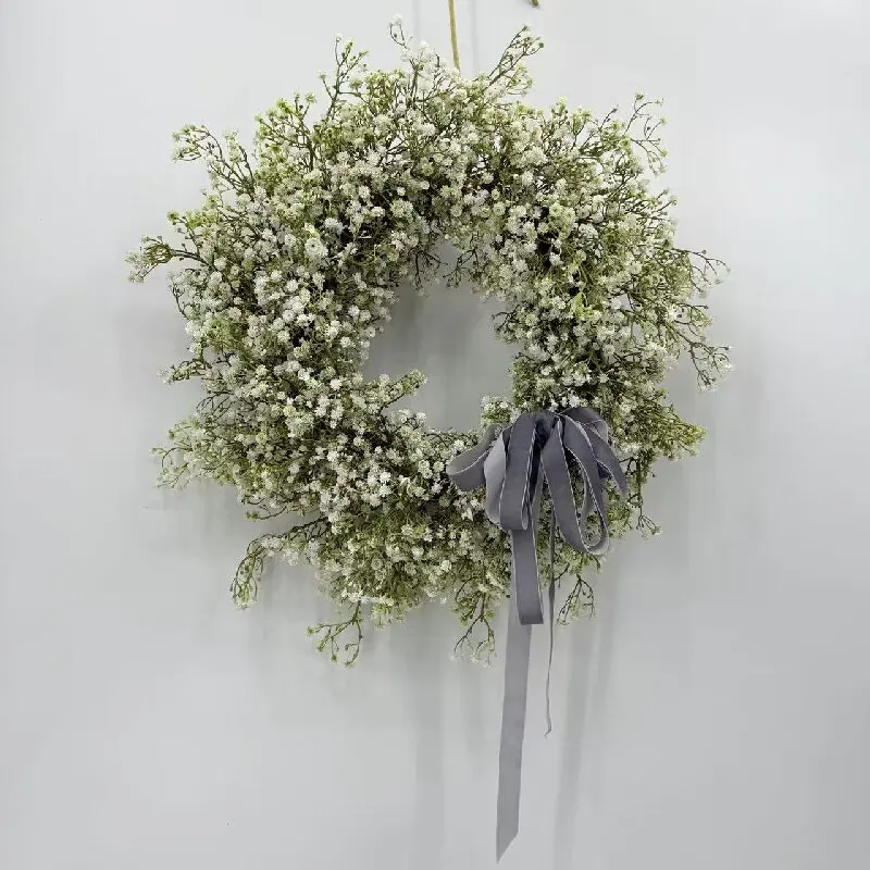 Factory Wholesale Gypsophila Artificial Baby Breath Home Decorative Wreath Wedding Scene