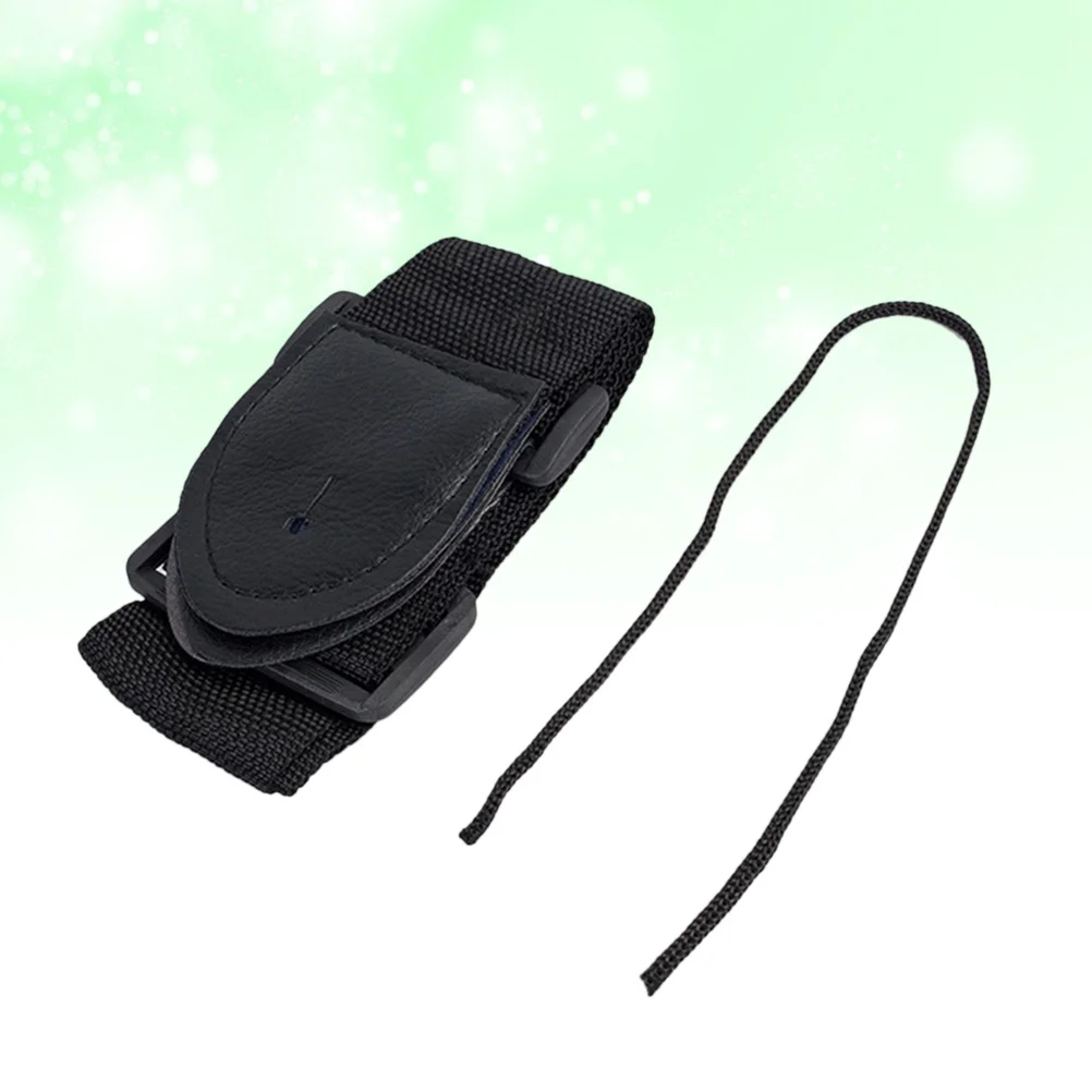 Sangle de guitare universelle en Nylon, matériau pour basse électrique acoustique, guitare classique, confort réglable, ajustement noir, maintien sécurisé