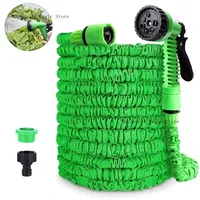 50FT Garden Hose Expandable Magic Water Pipes Home Garden Daily Watering Tools High-Pressure Car Wash Cleaning Water Gun