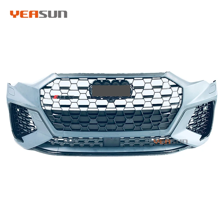 PP Material RSQ3 Front Bumper with Grille Body Kit for Audi Q3 SQ3 2020+