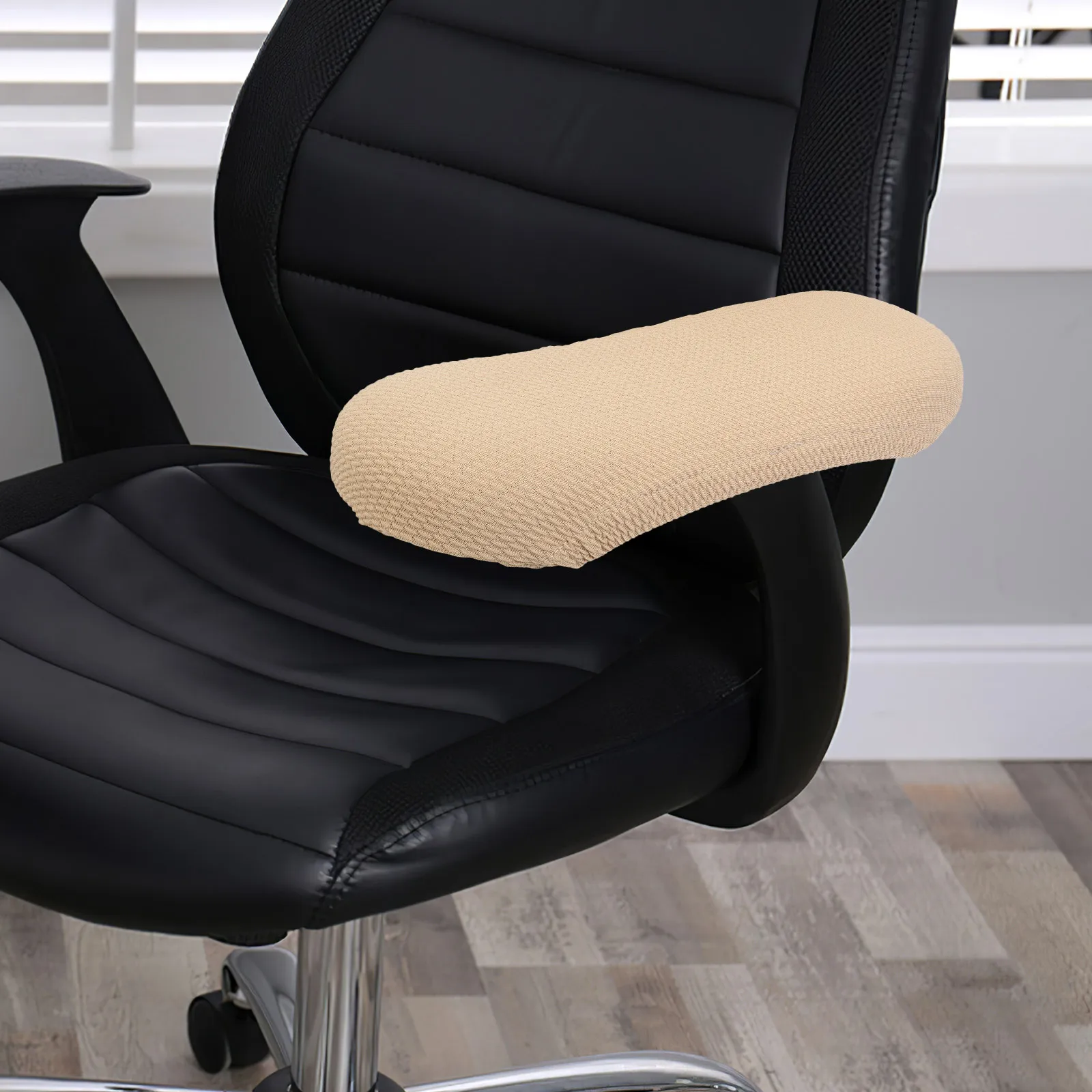 

1 Pair Office Chair Armrest Covers Protective Arm Rest Cover Computer Couch Arm Protectors Slipcovers Easy Installation