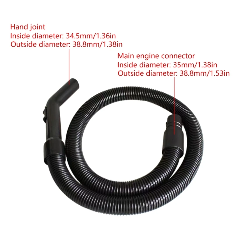D0AB Flexible Vacuum Cleaner Hose Durable Soft Pipe Plastic Vacuum Cleaner Soft Tube image 6