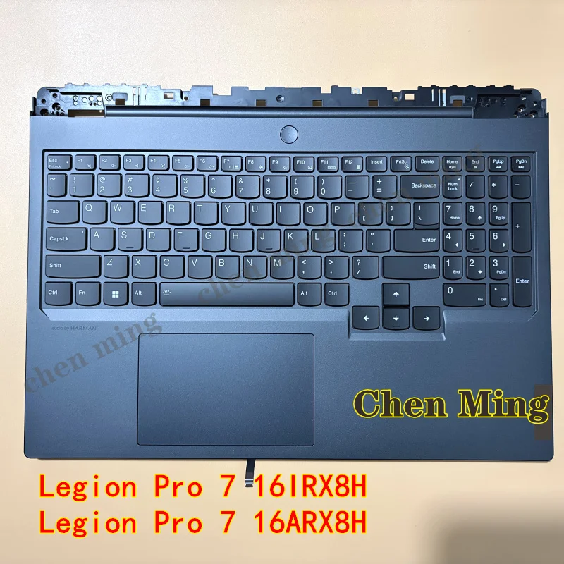 

Новый верхний корпус (C-крышка) 5CB1L09933 для Lenovo Legion Pro 7 16IRX8H 16ARX8H 82WQ с клавиатурой US и тачпадом