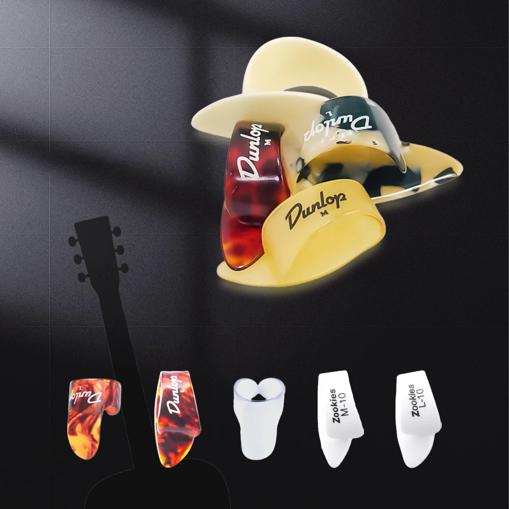 Dunlop Guitar Picks Thumbpicks & Fingerpicks Medium & Large Multi-material Original U.S. Guitar Accessories