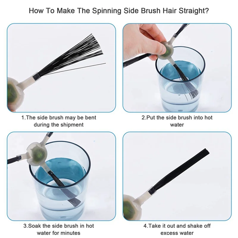 HOT 8Pcs for OKP K7 / K8 / L3 / Lefant M201 / T800 / U180 / M501-B / F1 / T700 / M520/M571/M301 Side Brush Spare Part