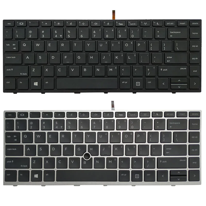 

New Backlit US/Russian/Brazil Keyboard For HP Probook 640 G4 645 G4 645 G5 430 G5 440 G5 445 G5 English RU