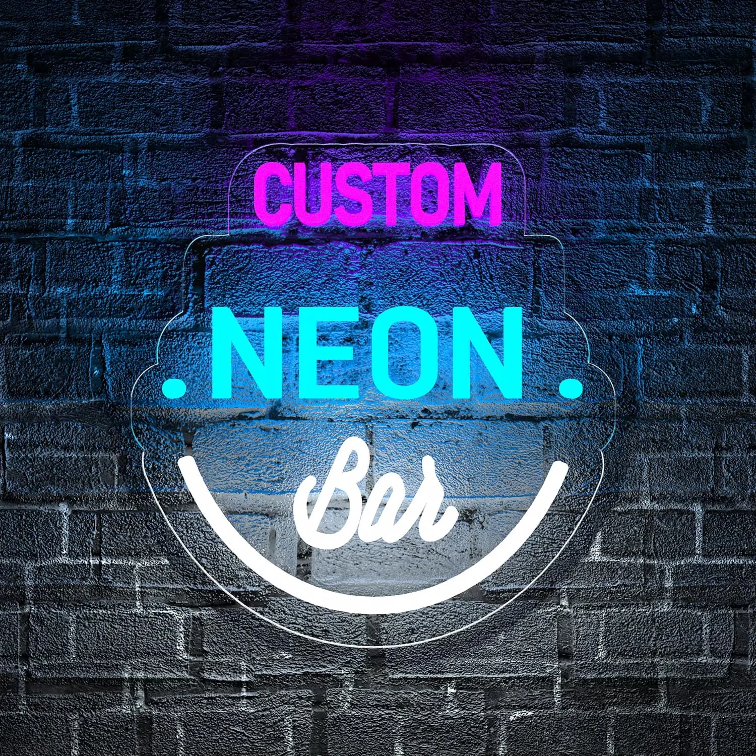 

Неоновые вывески на заказ Персонализированные неоновые светодиодные вывески USB с несколькими шрифтами Выбор цвета можно использовать для украшения стен в барном торговом центре