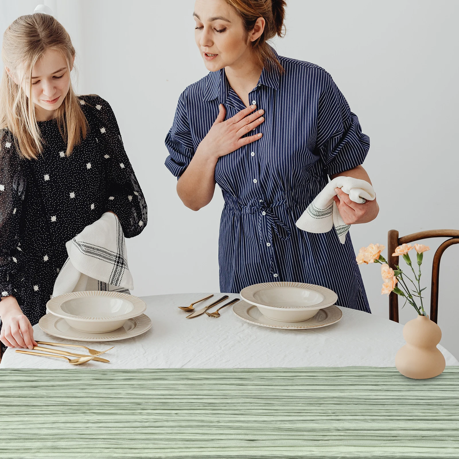 

Bohemian Table Flag Sheer Wedding Home Party Tablecloth Table Cover Party Home Farmhouse Style Tablecloth Cover
