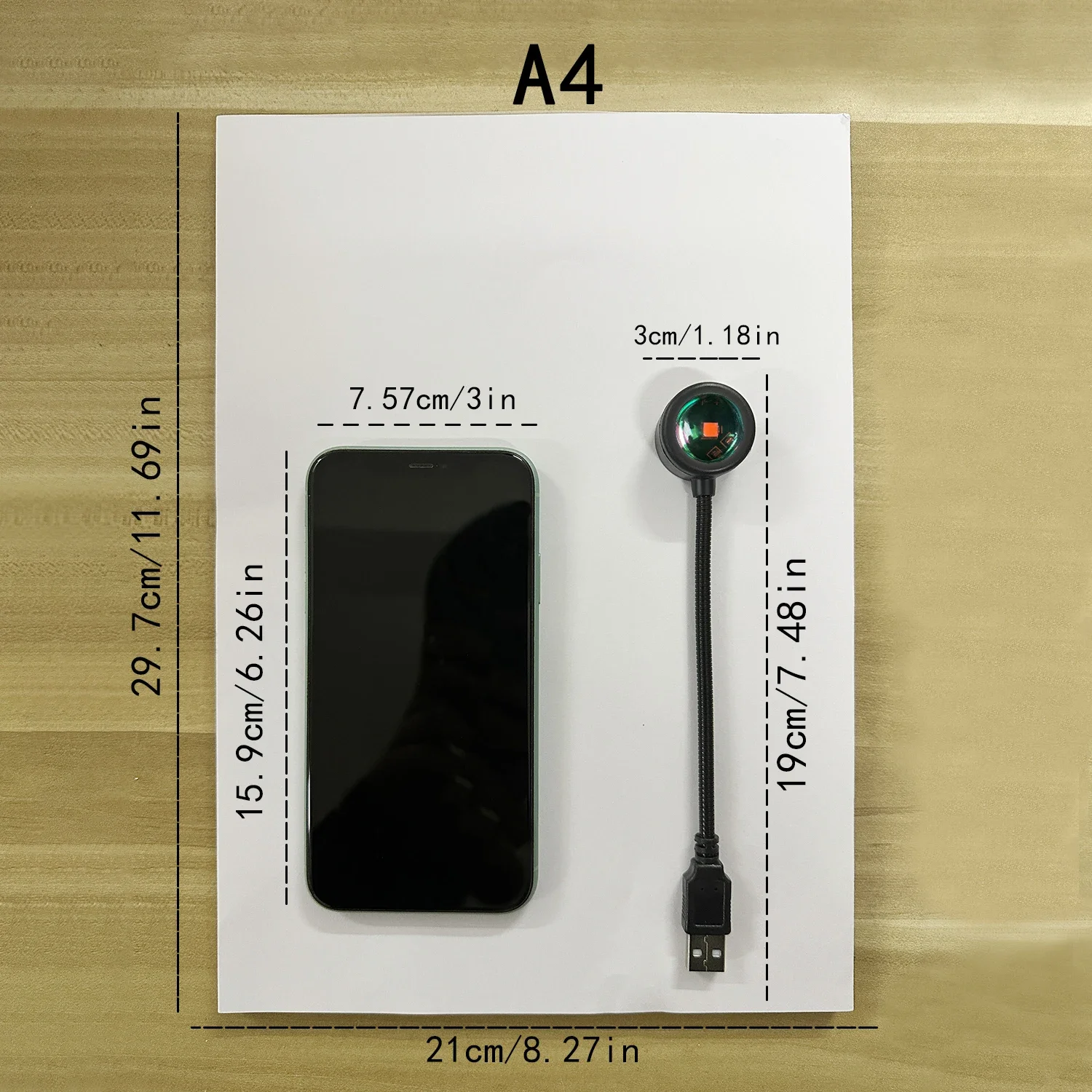 2PCS sunset light and rainbow light