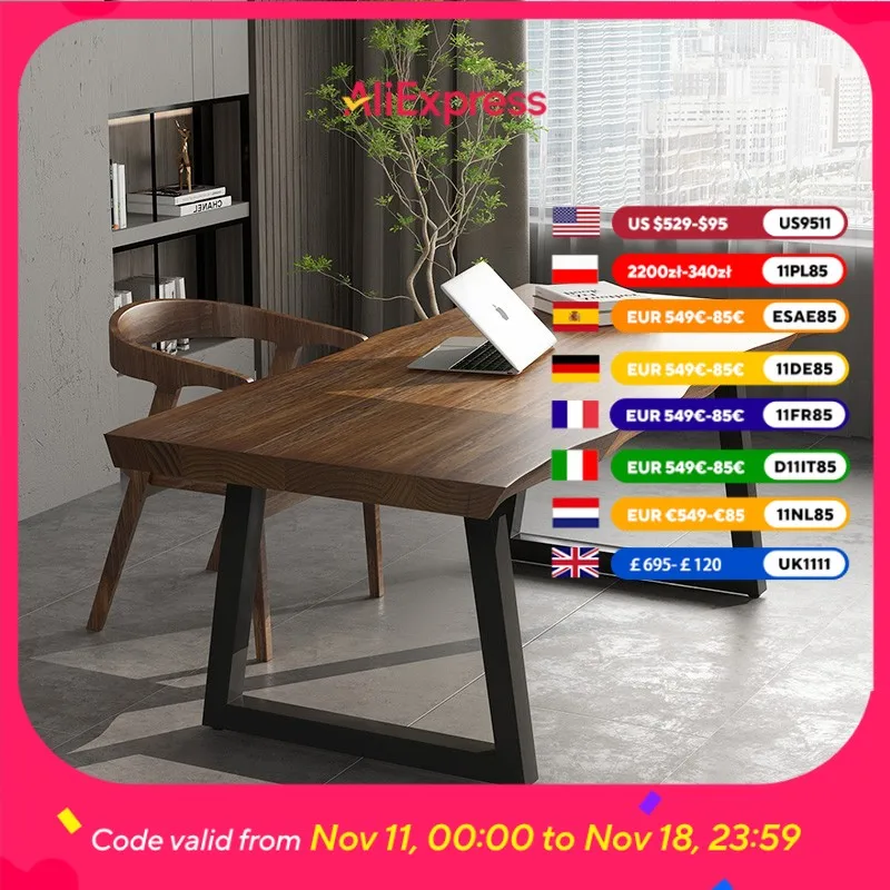 

Дизайнерские современные столы для домашнего офиса, большие эстетические деревянные большие письменные компьютерные столы, стоячие кабинет, офисная мебель Scrivania