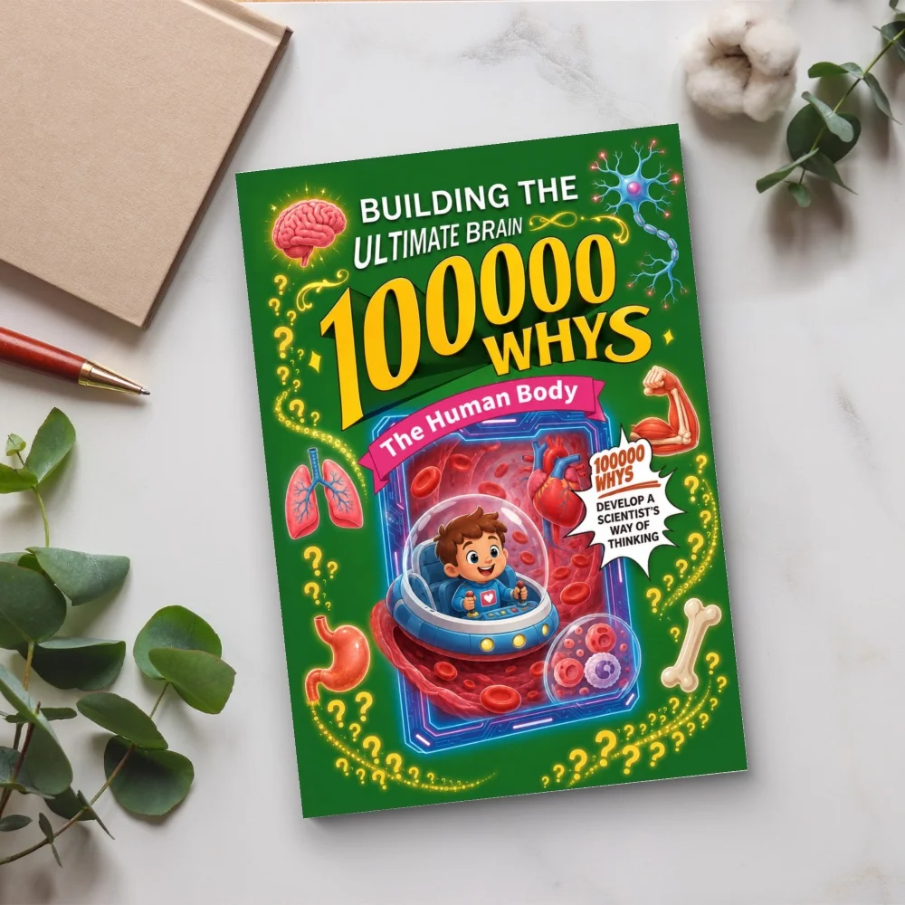100,000 Whys Mysteries of the Human Body, Fun & Happy Science Kids Encyclopedia Human Body Q&A Early Educational Book