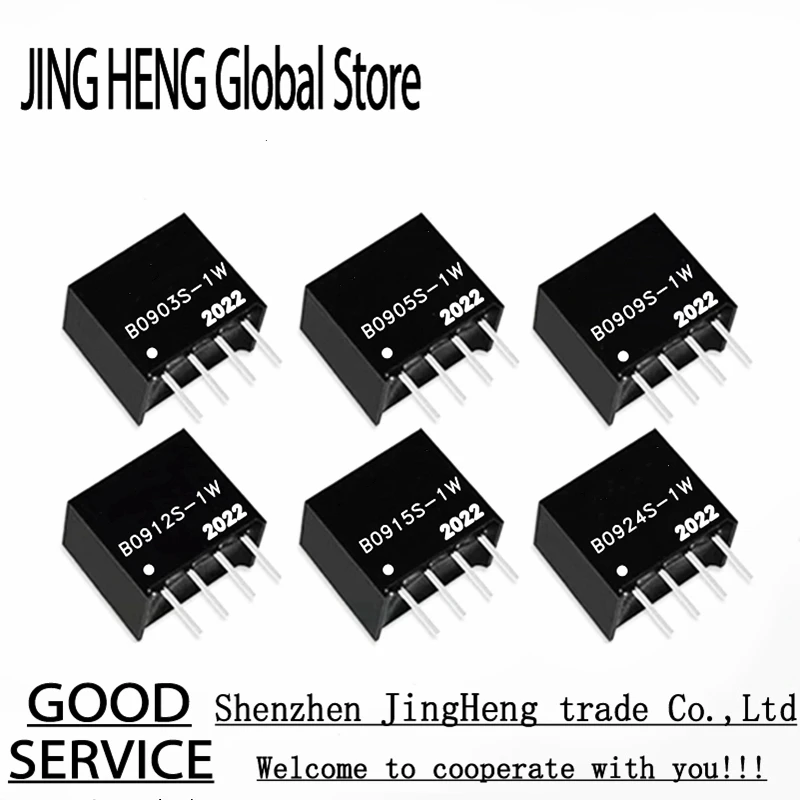 1PCS B0903S-1W B0905S-1W B0909S-1W B0912S-1W B0915S-1W B0924S-1W 9V TO 3.3V 5V 9V 12V 15V 24V DC-DC isolapted power module