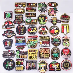 Oeteldonk Carnival For Netherland Emblem Patch  Iron On Patches For Clothing Stickers Small Forg Embroidery Patches On Clothes