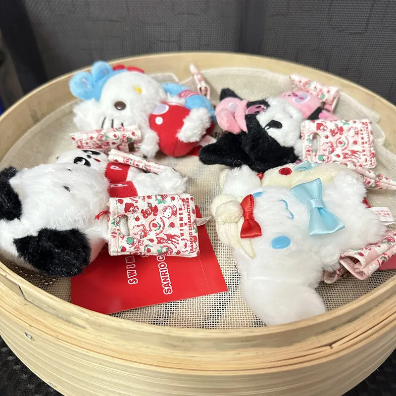 サンリオ クロミ シナモロール マイメロディ スイマー ぬいぐるみ かわいい漫画アニメバックパック小さなペンダント女の子のギフトおもちゃ