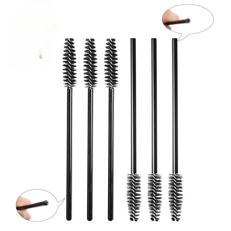 Brosse à cils jetable cils greffés boucles de cils, brosse à sourcils filetée peigne à cils