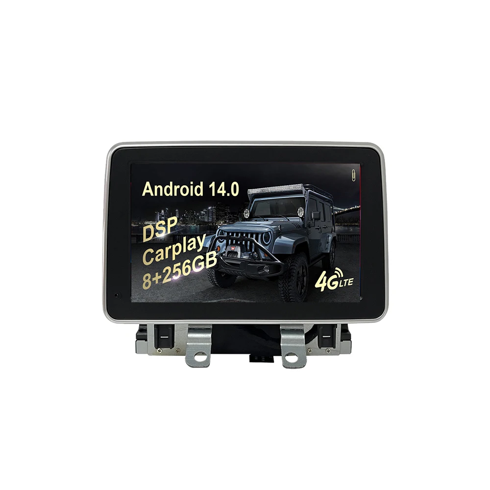 7.0 بوصة لمازدا 2 CX-3 2015 إلى 2018 سيارة أندرويد 14.0 السيارات Carplay نظام تحديد المواقع والملاحة شاشة تعمل باللمس مشغل وسائط متعددة رئيس وحدة #1