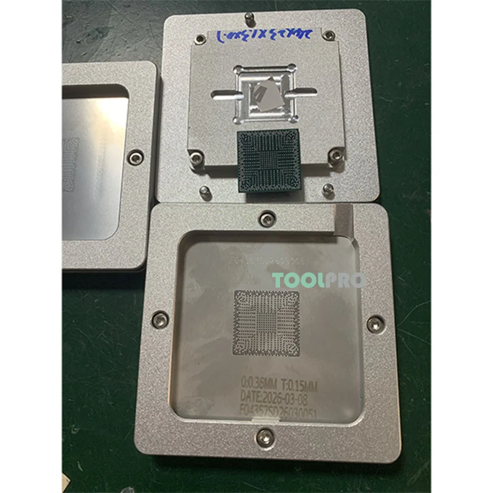 SR2SG BGA Reballing Fixture Ball Mounting JIg Solder Ball Placement Jig