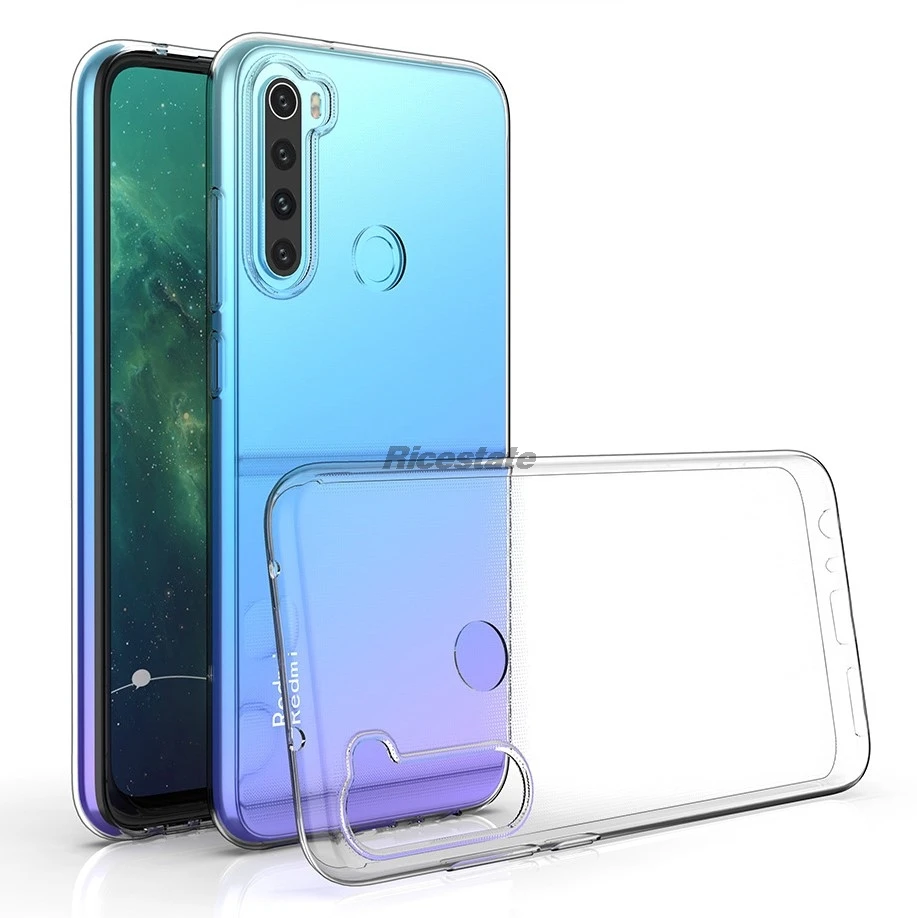1 Stück Ultradünne Transparente Hülle für Xiaomi Redmi Note 5 6 7 8 8T 9 9T 9S 10 Pro Klare Schutzhülle Redmi 8A 9A 9C 10A 10C Durchsichtige Hüllen – Detail 2