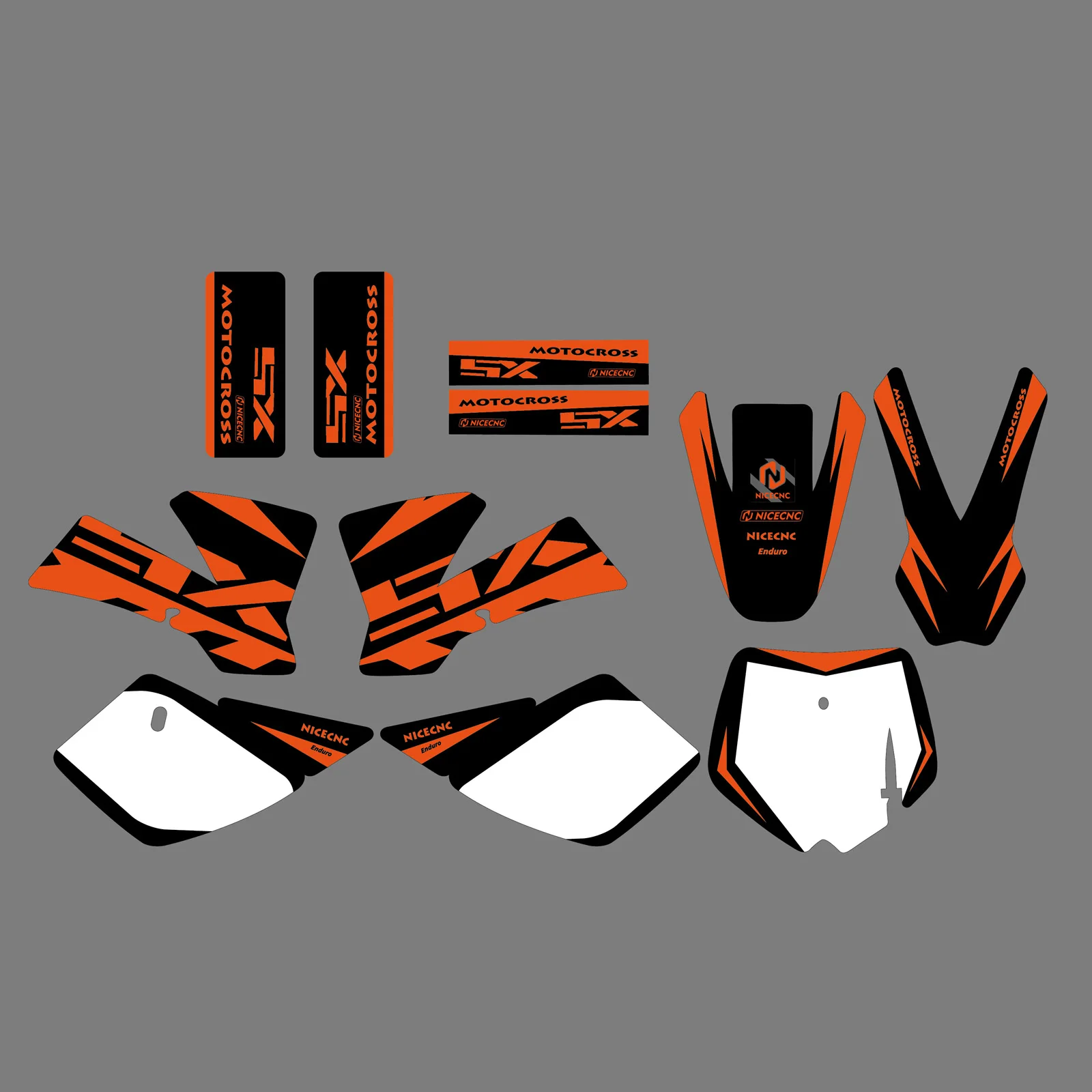 NICECNC Motorcycle Stickers For KTM SX 50 2002-2008 MT50 MINI ADVENTURE Graphics Background Decal Stickers Customize 2007 2006 - Image 2