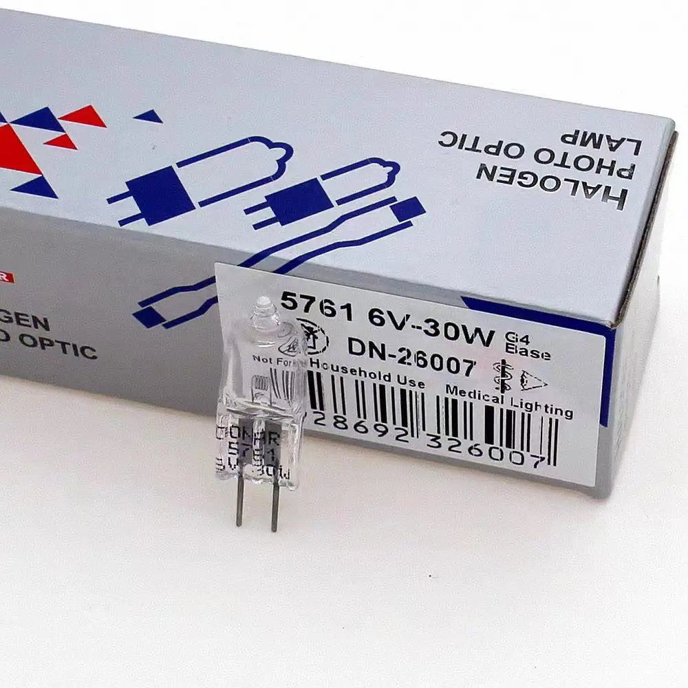 HoneyFly Microscope Halogen Lamp Bulb G4 JC 6V 30W Light Quartz for 64265-OS 5761-PH Nikon E400 Olympus CX31 CX41 CKX41 GX41