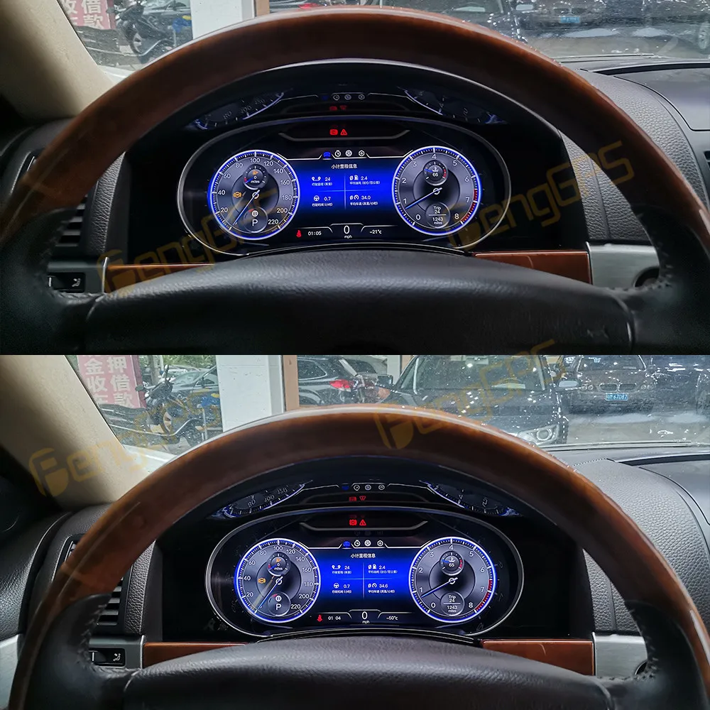 

Car Virtual Cockpit Instrument Panel For VW Volkswagen Touareg 2003-2010 LCD Digital Cluster Dashboard Panel SpeedoMeter Display