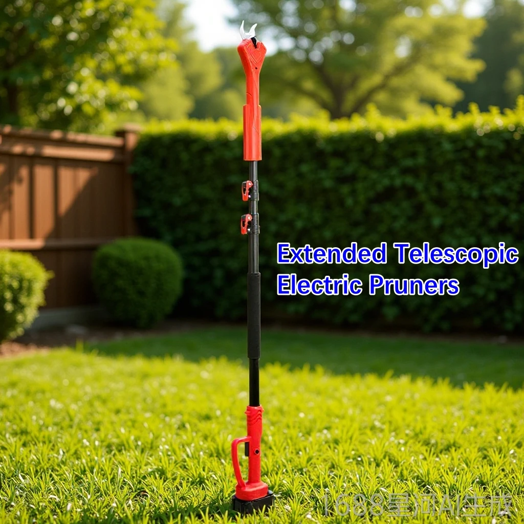 Erweiterte teleskopische elektrische Gartenschere Tijeras De Podar Tesoura De Poda A Bateria Herramientas De Jardinería Snoeischaar Cesoia