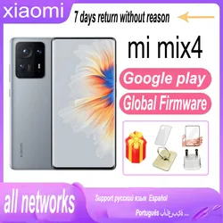 Xiaomi-Smartphone-mix 4,グローバルファームウェア,5g,12g,256g,120w,qualcomm snapdragon 888plus