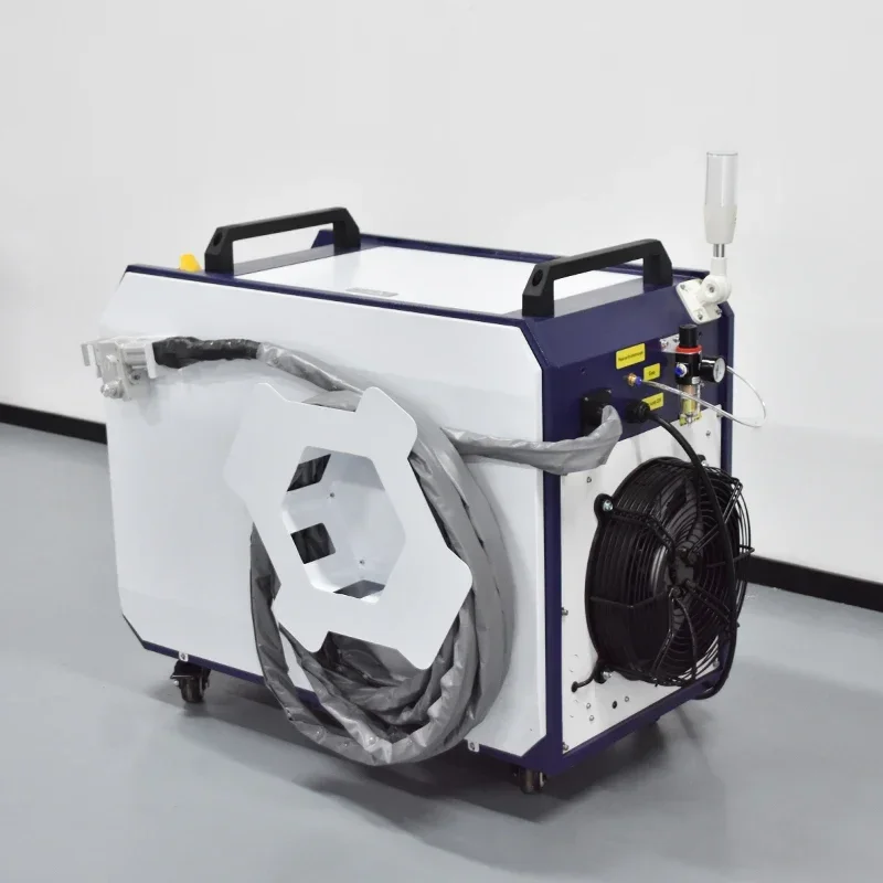 1500W 2000W continuous laser cleaning machine automatic rust removal, environmentally friendly alternative to sandblasting