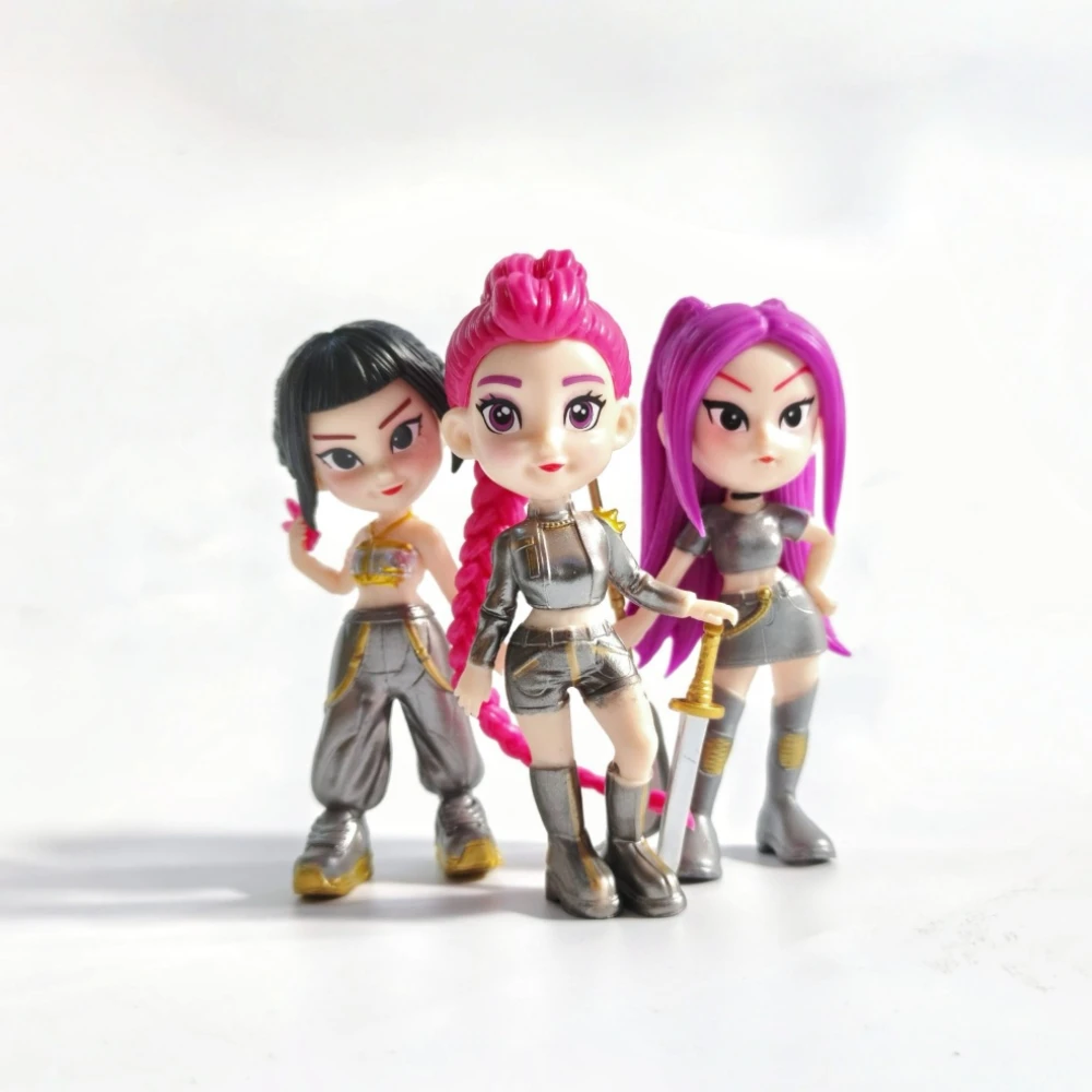 

ГОРЯЧЕЕ аниме Kpop Hunter Rumi Zoe Mira аниме поливинил мультфильм настольная коллекция модель игрушки Kpop фанаты детский подарок на Рождество и день рождения