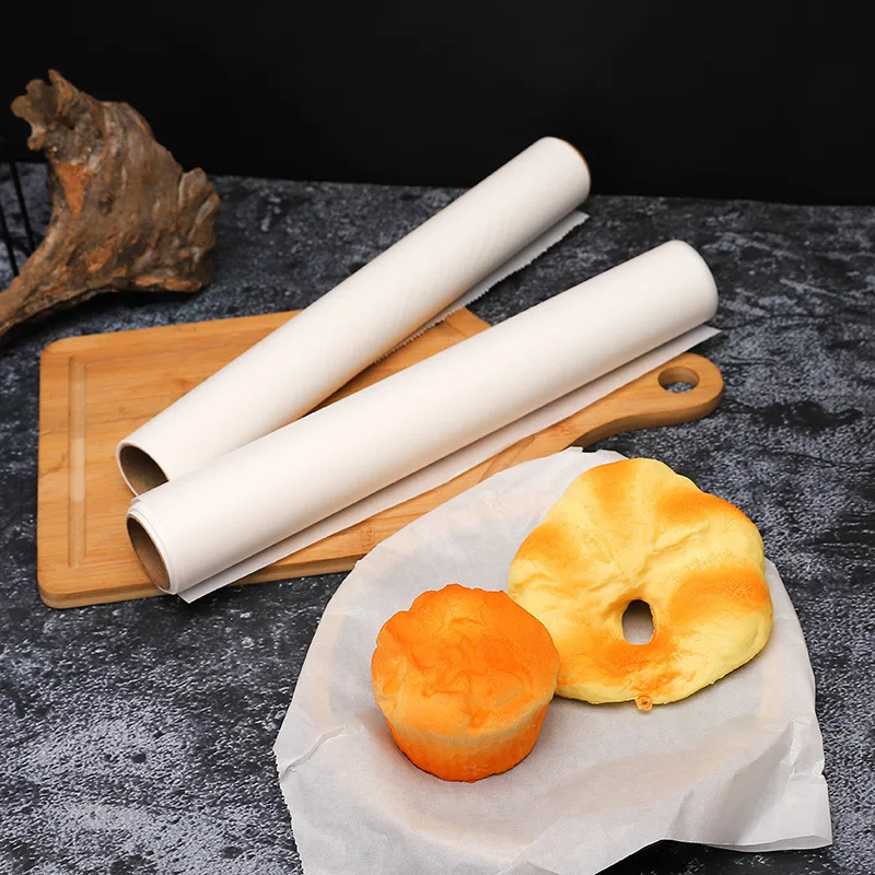 

Double-sided Silicone Baking Paper, Rectangle Parchment, Oven Oil Paper, Bakery Sheets, BBQ Party, 5m × 300mm