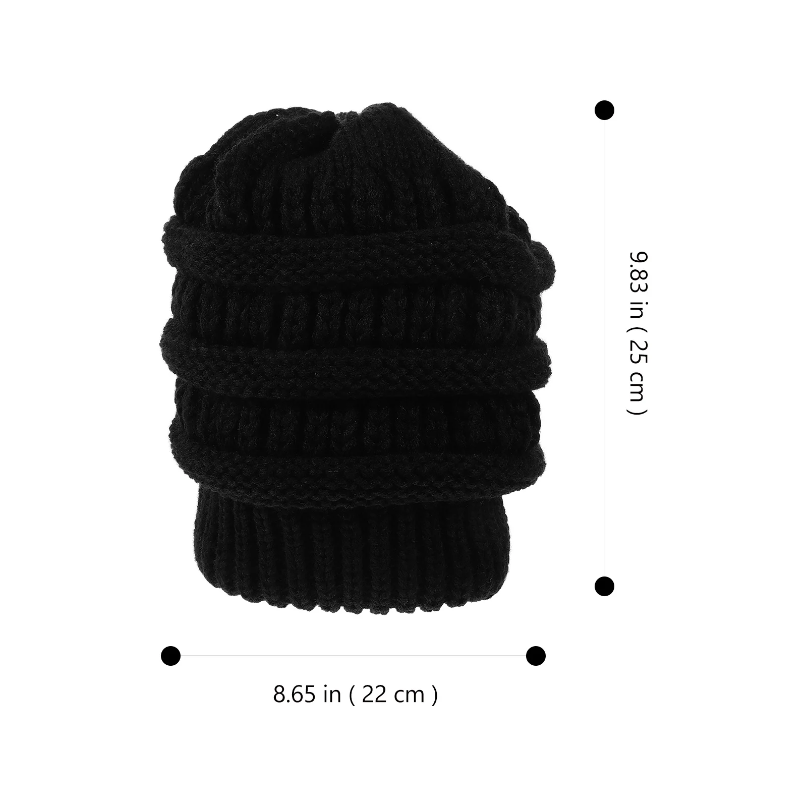 

Winter Beanie Hat for Women Acrylic Fiber Knitted Design Soft Warm Winter Caps Fashion Style Beanie Hat for Women