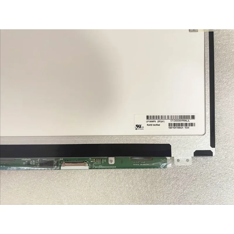 

LP156WF6-SPA1 60Hz 300 nits 15.6” Laptop LCD Display 1920X1080 40Pin 72% NTSC screen size