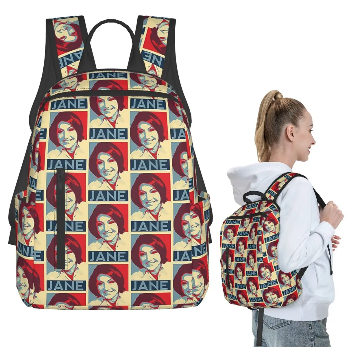 Mochila Jane Mcdonald, mochila para estudiantes, mochila escolar para niños, bolsos de hombro para ordenador portátil, para niños y niñas