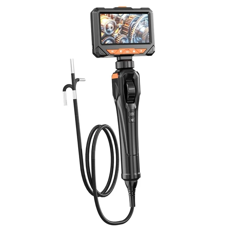 ABJF-Industrial Endoscope Camera Two-Ways Articulating Borescope For Auto Repair, Car Inspection Plumbing