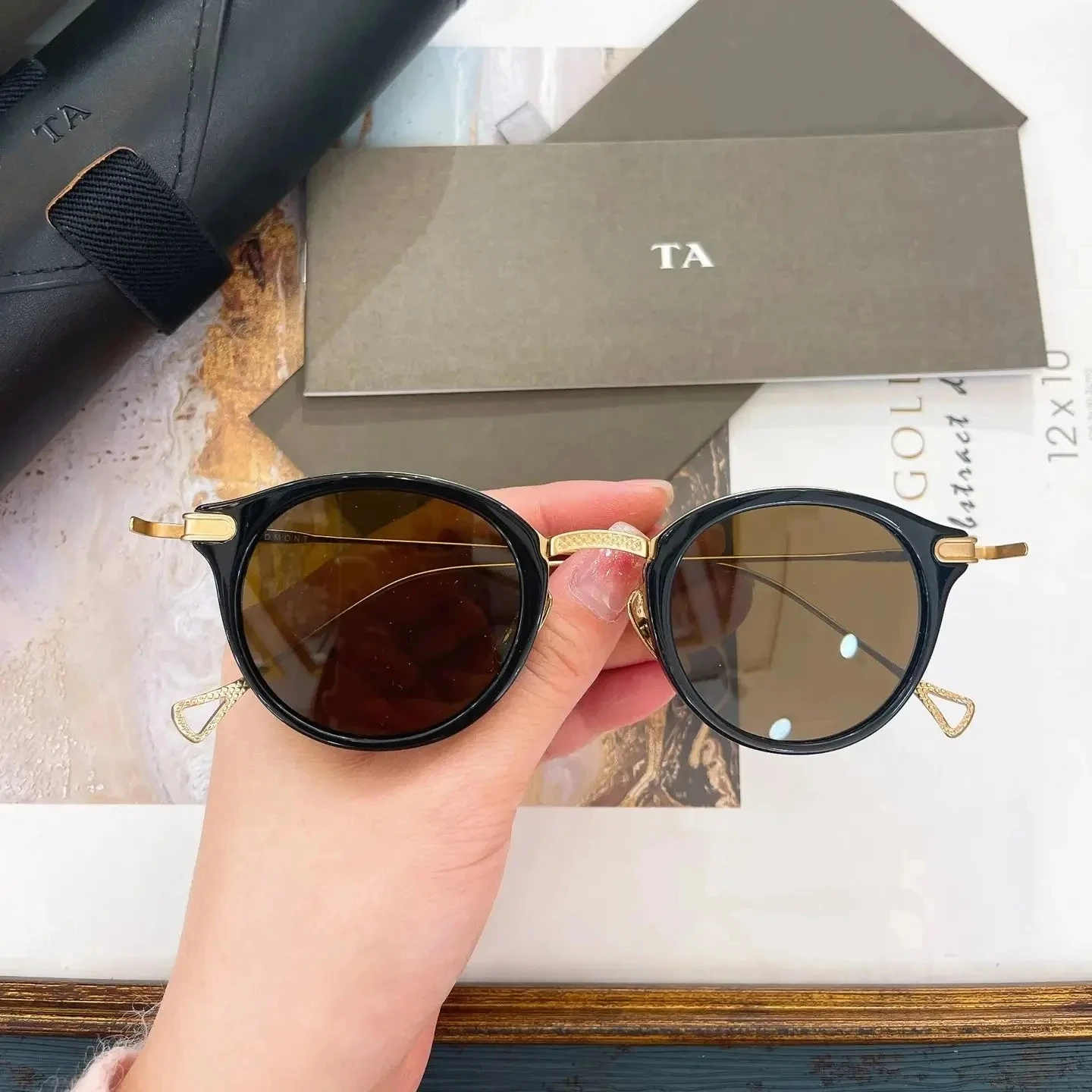 

Authentic For DIYTA DT EDMONT DRX-2067 Premium Business Men Women Sun Glasses Trendy Luxury Design Male Couple Eyewear With Box