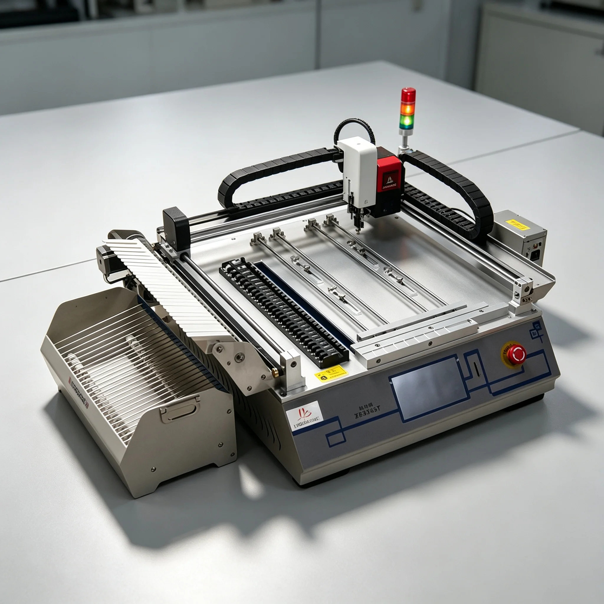 Desktop SMT Pick Place Machine 2 Heads ZB3245T with Reflow Oven Stencil Printer And Paste Mixer for Assembly Line