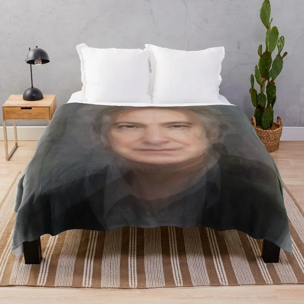 

Alan Rickman Severus Snape Portrait Overlay Throw Blanket Lightweight Cozy Blanket for Bed Sofa