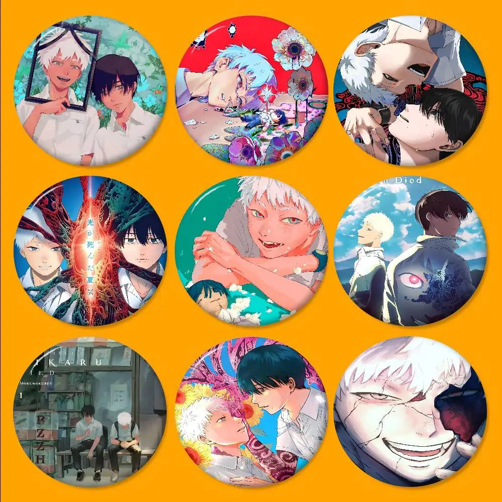 Anime The S-Summer H-Hikaru D-Died Tinplate Soft Button Pin Brooch Metal Badge Custom Jewelry Accessories Hat Bag Lapel
