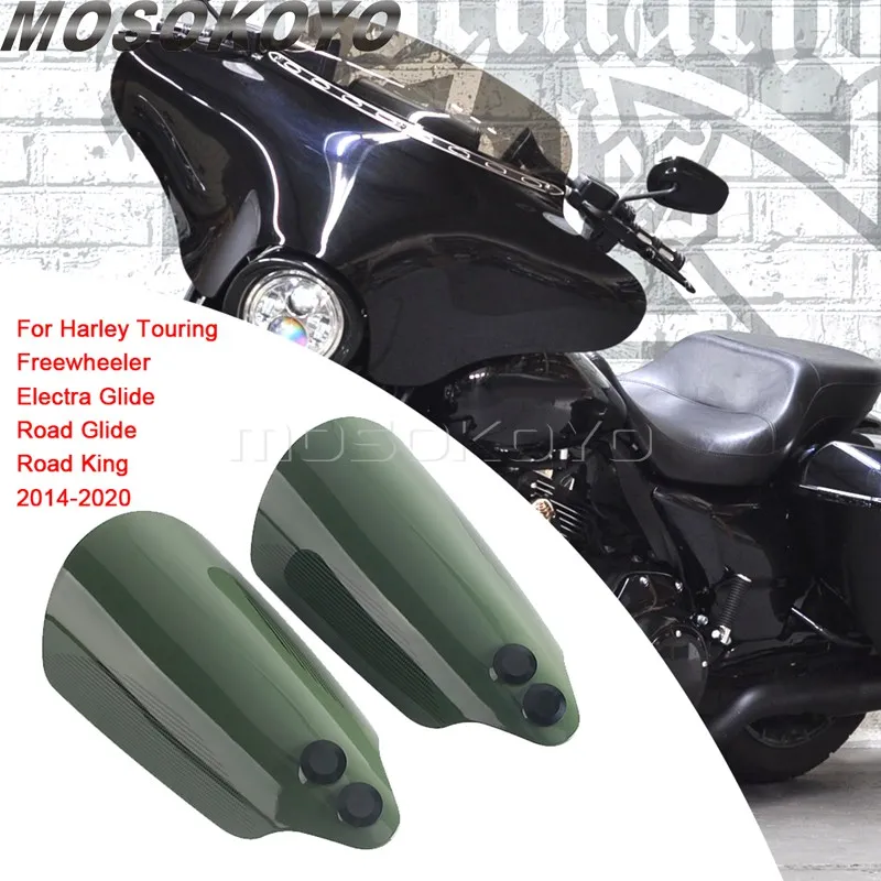 

Polycarbonate Motorcycle Handguards Protective Hand Guards Cover For Harley Touring Electra Glide Road Glide Road King 2014-2020