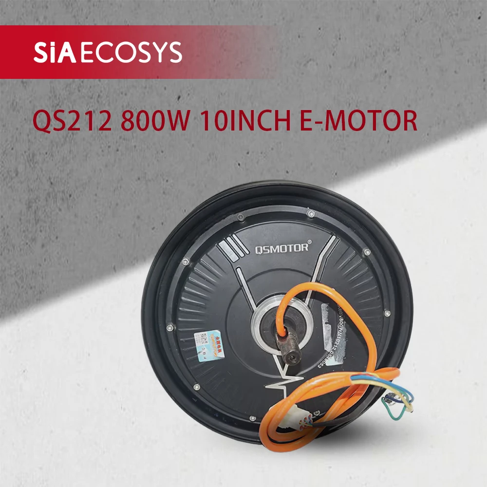 QSMOTOR Electric Motor QS212 10inch In-Wheel Hub Motor 800W 60V 30H for E-Scooter BLDC Brushless Motor