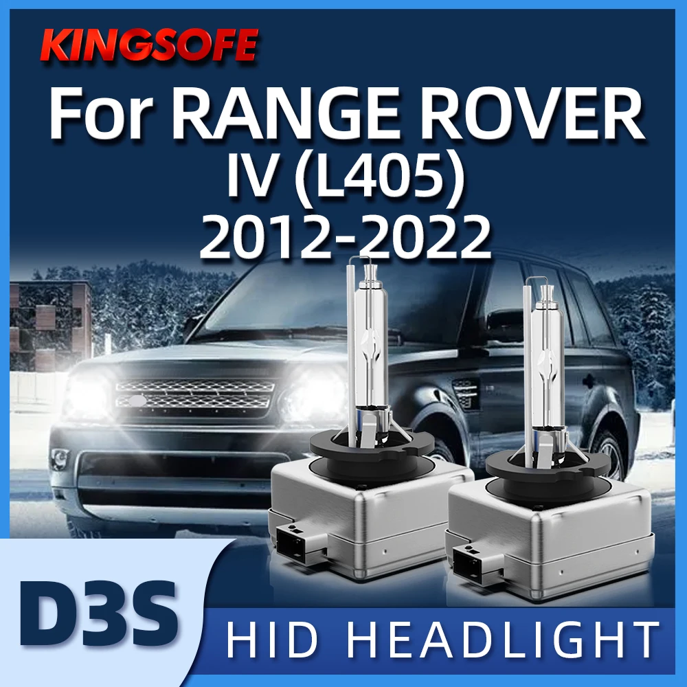 

KINGSOFE 35W D3S Xenon HID Bulbs Car HeadLight For RANGE ROVER IV (L405) 2012 2013 2014 2015 2016 2017 2018 2019 2020 2011 2022