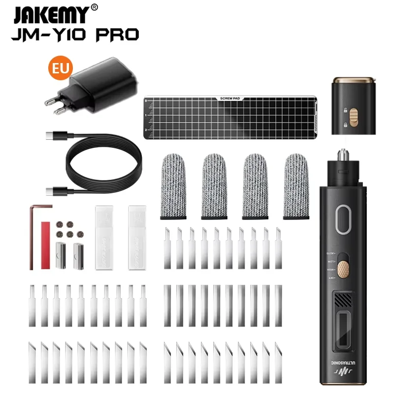 ※ 新品未使用 ※. 超音波電動カッター　 JAKEMY JM-Y10 PRO Jakemy JM-Y10 プロ超音波切断ナイフ OLED スクリーン過熱保護 DIY