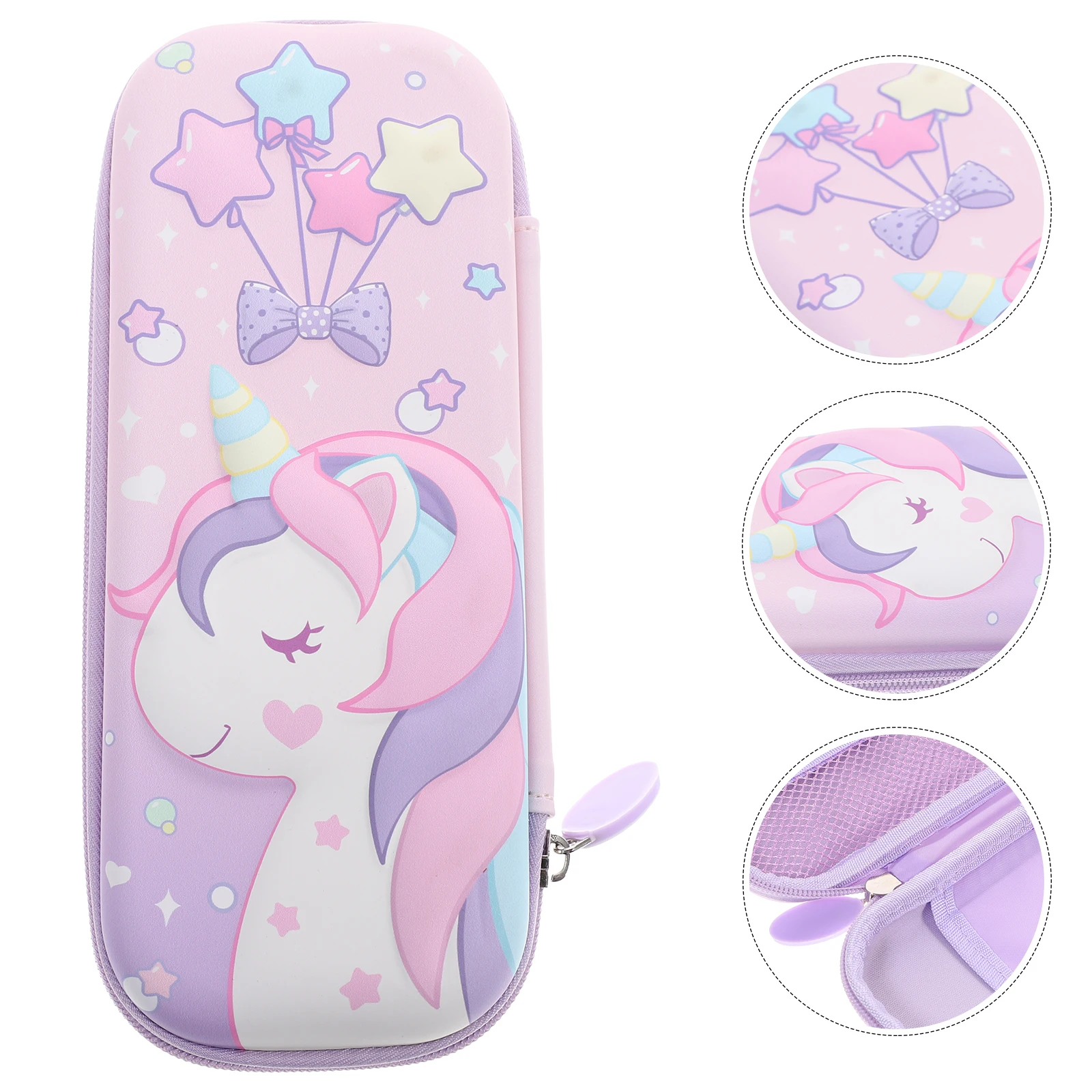 

Unicorn Pencil Case for Large Capacity Bag Container Students Eva Stationery Cartoon