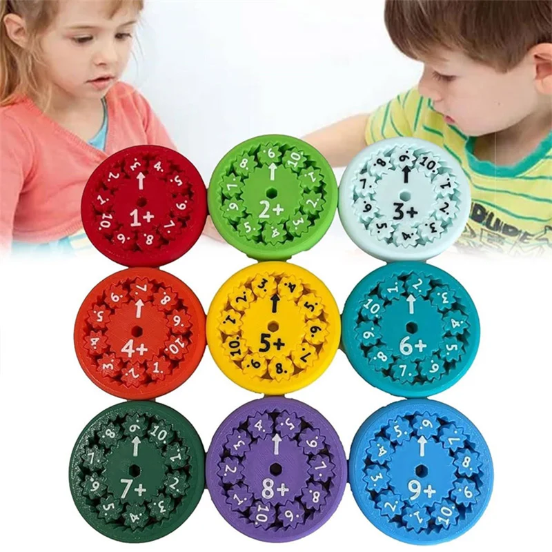 Math Fidget Spinners Educational Spinning Toys Learning Arithmetic Arithmetic Tools Addition Subtraction Multiplication Division