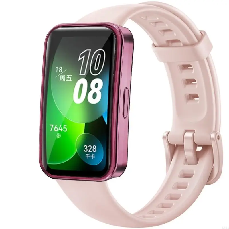 594A Suitable for Band 8 Smartwatch Bumper-Protective Case Lightweight Soft Housing Protection-Shell Shockproof Cover