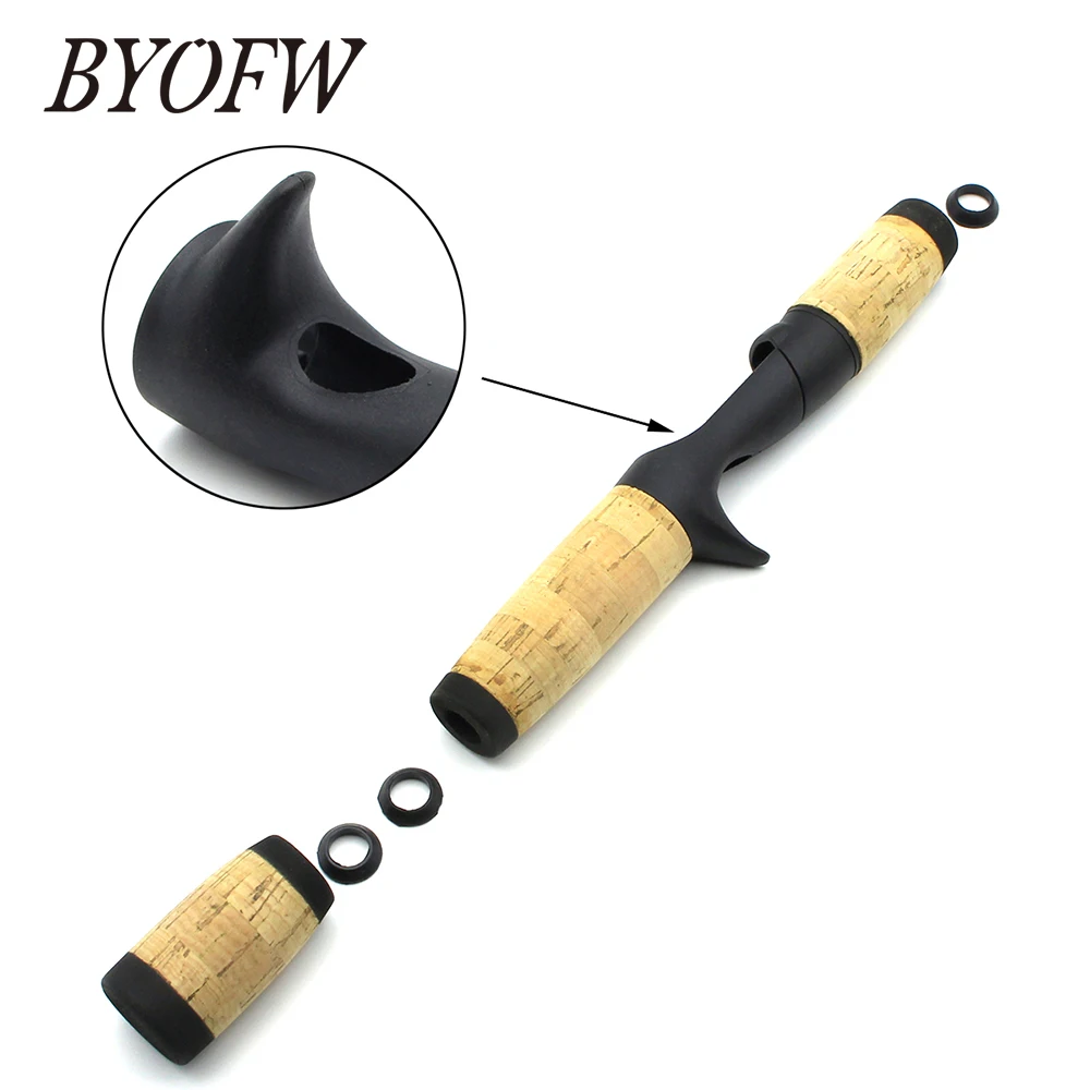 

BYOFW 1 Set Fishing Rod Handle Composite Cork Casting Grip With 16# FDC Similar Type Reel Seat DIY Building Repair Replacement