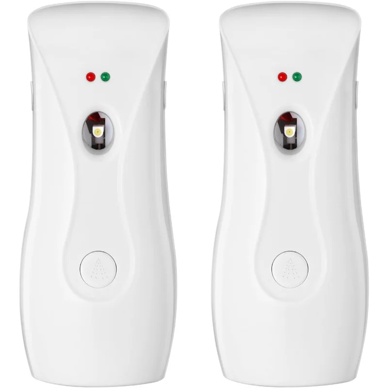 A76X-Automatic Air Freshener Dispensers (2Pack), Aerosol Spraying Machines, Wall Mounted Or Freestanding, Adjustable Timer