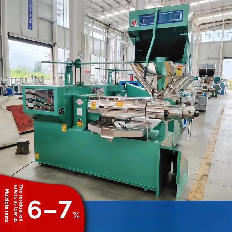 

Spiral Raw Ripe Peanut Rapeseed Soybean Qifeng Sunflower Seed Fully Automatic Oil Press Machine