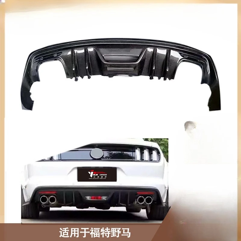 

Carbon Fiber Rear Lip, Tail Lip, Rear Spoiler For Ford, Mustang, Flame Models Between 2015 And 2022